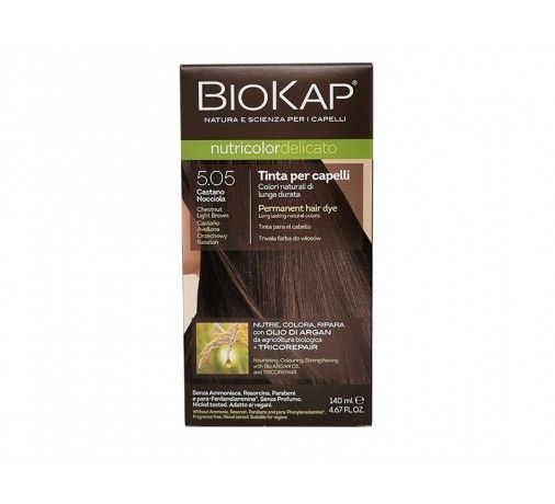 BioKap Nutricolor Delicato 5.05 Castano Nocciola Tinta Bios Line 8030243010445
