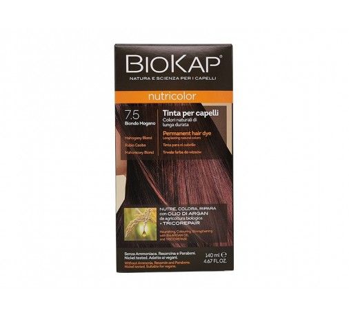 BioKap Nutricolor 7.5 Biondo Mogano Tinta Bios Line 8030243010384
