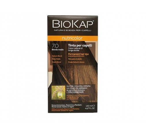BioKap Nutricolor 7.0 Biondo Medio Tinta Bios Line 8030243010346