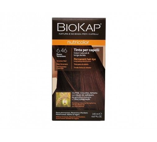 BioKap Nutricolor 6.46 Rosso Veneziano Tinta Bios Line 8030243010322