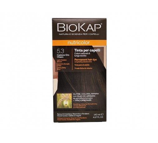 BioKap Nutricolor 5.3 Castano Oro Chiaro Tinta Bios Line 8030243010285