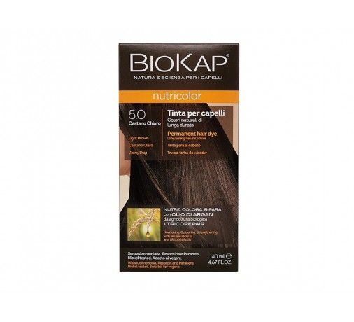 BioKap Nutricolor 5.0 Castano Chiaro Tinta Bios Line 8030243010254