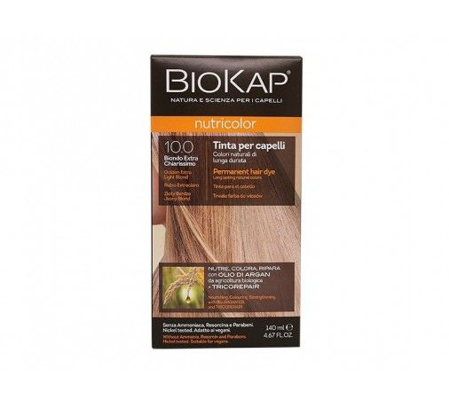 BioKap Nutricolor 10.0 Biondo extra Chiarissimo Tinta Bios Line 8030243010537