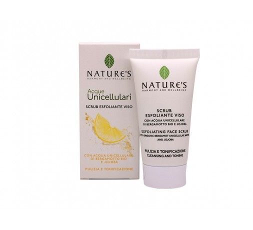 Acque Unicellulari - Scrub esfoliante viso - Pulizia e Tonificazione - Bergamotto Bios Line 8030243007452