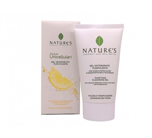 Acque Unicellulari - Gel detergente purificante - Pulizia e Tonificazione - Bergamotto Bios Line 8030243007438