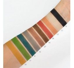 Ricarica ombretto compatto n. 18 - Matte Giallo indiano PuroBio Cosmetics 8051411361817 2