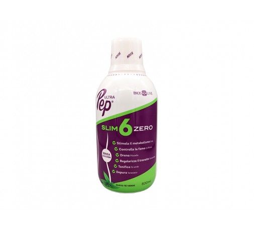 Ultra pep slim 6 zero gusto tè verde 500 ml 8030243030504