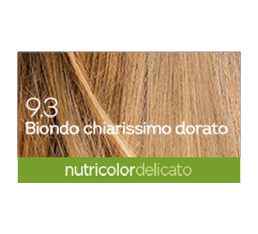 BioKap Nutricolor Delicato 9.3 Biondo Chiarissimo Dorato Tinta Bios Line 8030243011251 2