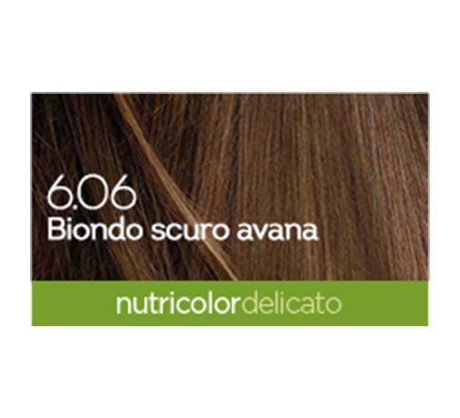 BioKap Nutricolor Delicato 6.06 Biondo Scuro Avana Tinta Bios line 8030243010476 2