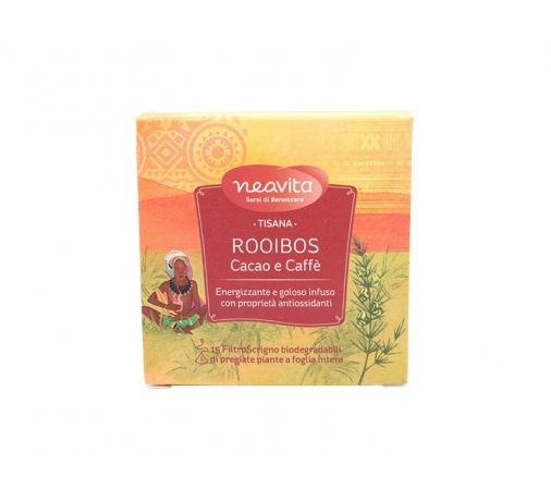 Rooibos cacao e caffè 15 filtroscrigno 8054608126961 Neavita
