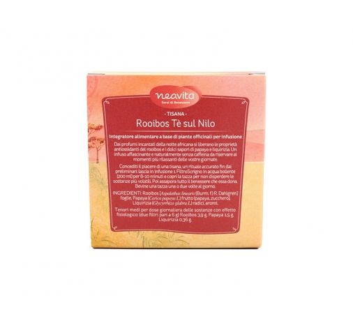 Rooibos tè sul Nilo 15 filtroscrigno 8054608126978 Neavita 2