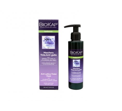 Biokap Maschera viola anti-giallo 150 ml 8030243032638 Bios Line
