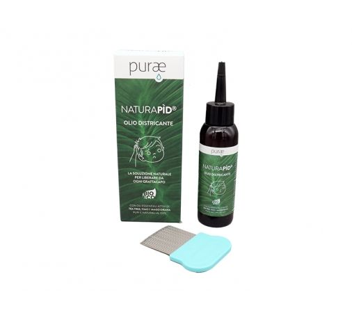 NaturaPìd Olio districante 100 ml + pettine 8054608129108 Purae 2