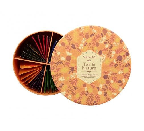 Tea&Nature 2022 Cofanetto tondo giallo 40 filtri 8054608127647 Neavita 2