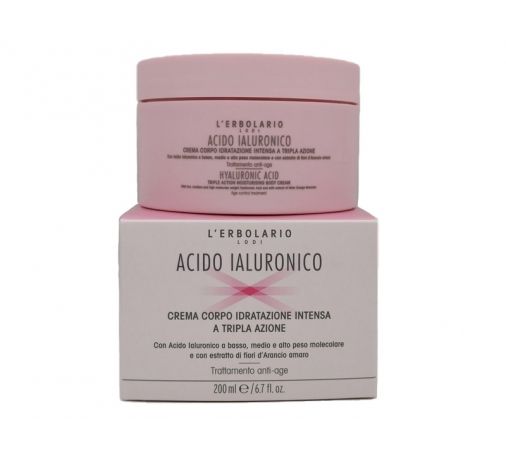 Ac. Ialuronico Crema corpo idratazione intensa 200 ml 8022328107089 Erbolario