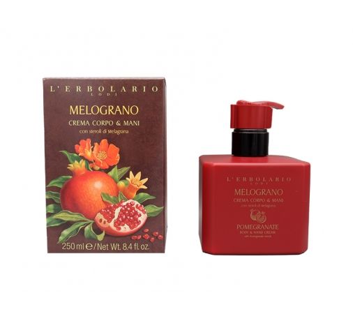 Melograno Crema Corpo & Mani L'Erbolario 8022328113844 contenuto