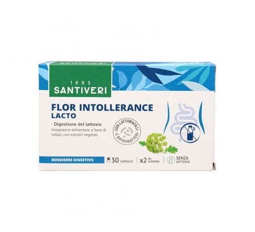 Flor intollerance Lacto 30 capsule santiveri ibersan 8412170046191