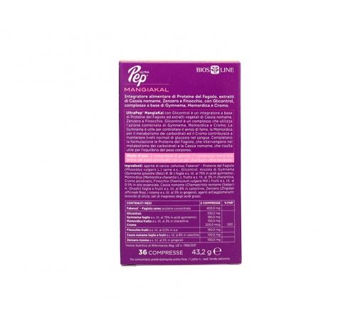 Ultra Pep Mangiakal 36 compresse Bios Line 8030243014030 2