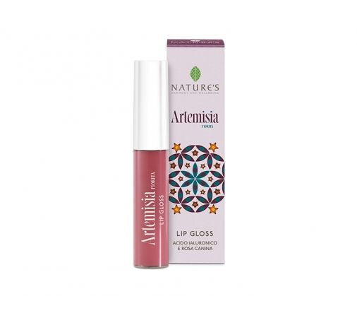 Lip Gloss Artemisia Fiorita di Nature's Bios Line è un lucidalabbra arricchito con Acido Ialuronico e Rosa Canina