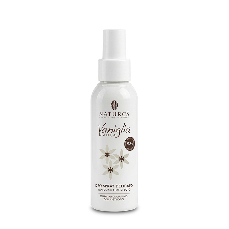 Vaniglia bianca Deo spray delicato 100 ml Nature's