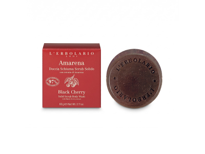 Doccia Scrub Solido Amarena 60 g – L'Erbolario