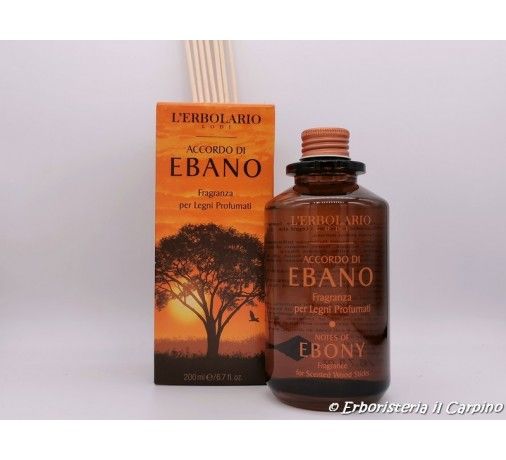 Accordo di Ebano Fragranza per Legni profumati 200 ml Erbolario 8022328110324