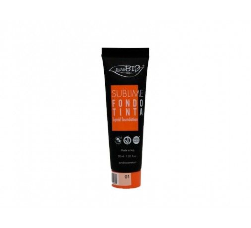 Fondotinta liquido n. 01 - Sublime PuroBio Cosmetics 8051411360292